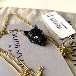 RARE NWT Alexis Bittar Panther Necklace